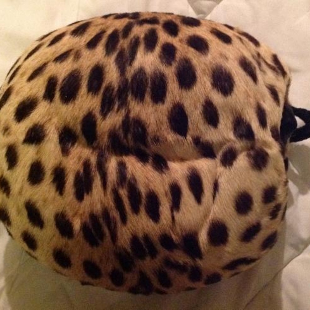 Vintage Leopard Fur Clutch